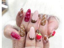 ムー(Mo0)/バレンタインネイル