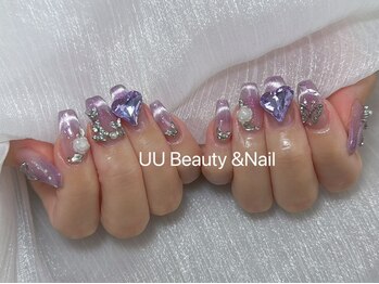 ユーユービューティネイル 上野御徒町店(UU Beauty&Nail)の写真/【90分大人気ワンホンつけ放題9480円】ワンホン,韓国パーツ豊富★とことん派手に存在感抜群★[上野御徒町]