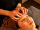 サロンド ソウ(Salon de 爽)の写真/眼精疲労・肩こり改善をしながらお肌もキレイに♪上質なアーユルヴェーダオイルで血行促進◎