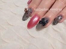 ネイルサロン レミリア(Remiria)/パールリボンネイル