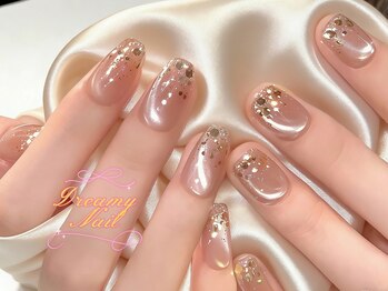 ドリーミー ネイル 上野(Dreamy Nail)/マグネット×ラメグラ