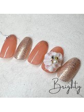 プライベートブライティ(Brighty)/フラワーネイル