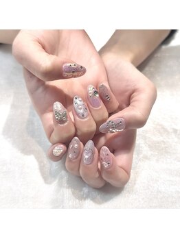 モンシャブラン(Mon Chat Blanc)/お客様ネイル☆