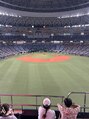 整体華 野球観戦に行き始めました!