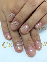 クリスタルネイル ゆめタウン博多店(CRYSTAL NAIL)/ピンクカラーグラデーション