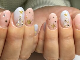クリスマスネイル