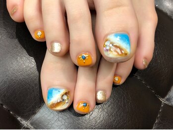 プラハネイル(+HER 美甲)/海ネイル