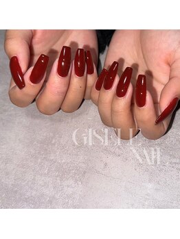 ジゼルネイル(Gisele Nail)/ボルドーワンカラー
