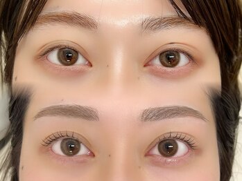 シャルエ アイサロン(Charer)/ラッシュリフト+眉ワックス