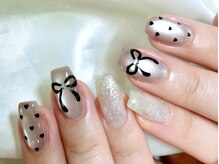 ネイルサロンアンドスクール バニラ(nailsalon&school VANILLA)の雰囲気（SNSで大人気のハートホロValentineを大人仕様に!）