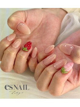 エスネイル 新宿西口店(es NAIL)/いちご