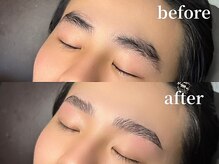 エムズアイブロウ 名古屋栄店(M’sアイブロウ)/メンズHBL★before→after
