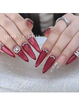 クイーンズビューティーサロン 新宿本店(Queen's beauty salon)/チップ長さ出し10本やり放題