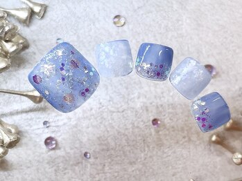 ネイルサロン ふるる 大須店/☆プチプラフット#318