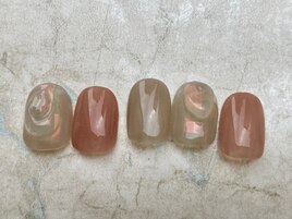 ぷっくりニュアンスネイル