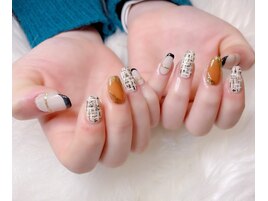 フレンチツイードネイル