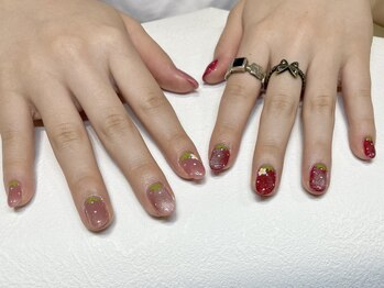 ナンバーネイル 大分中央町店(N° nail)/Instagram@nao.nail08