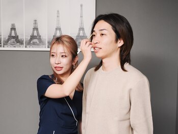 エルモパリス(ELMO PARIS)の写真/【メンズ特化◎垢抜けの近道は眉】骨格に合わせた黄金比で、魅力を最大限に引き出す眉スタイリングをご提供