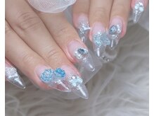 リアンネイル(lian nail)の雰囲気（アクリルを使用した長さ出し◎クリアがかわいい＊*）