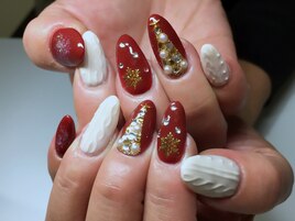 クリスマスネイル
