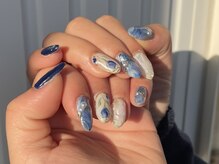 ジュノネイル(juno nail)/ブルーチューリップ