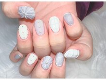 アトリエ ペーニクルス(Atelier Peniculus.)/グレー　アートネイル