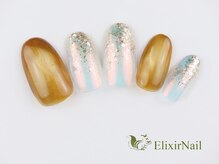 エリクサーネイル 神田(Elixir Nail)/シンプル / クーポン使用