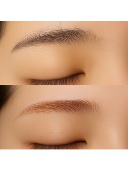アイラッシュサロン フルール(eyelash salon FLEUR)/眉毛をWaxで整えてカラーで変身
