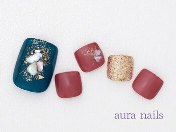 アウラネイルズ(aura nails)/●フットジェル　￥９，９００