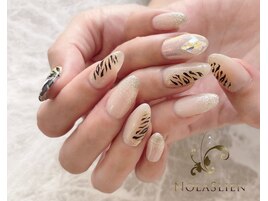 お正月ネイル　虎　2022年