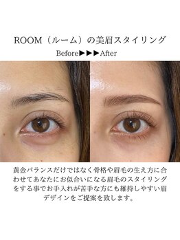 ルーム(ROOM)/ルームの美眉スタイリング/眉Wax