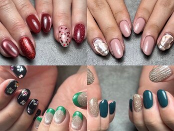 ライフワンビューティー(LIFEONE BEAUTY)の写真/【ご新規様オフ無料】豊富な定額サンプルを約50種類ご用意♪ニュアンスネイル/オフィスネイルも◎