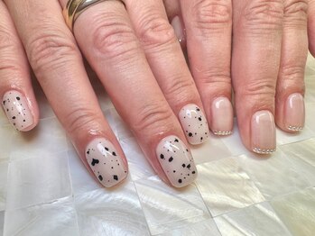 バウネイル(Bow nail)の写真/【初回オフ無料◎定額シンプルデザイン¥7250】当店自慢大人気うる艶カラー専門店☆うる×艶×ぷるっを実感!
