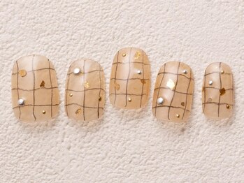 格子チェックニュアンス