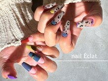 ネイルエクラ(nail Eclat)/アシメデザイン
