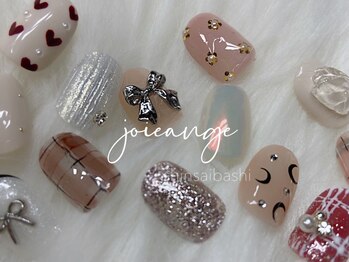 ジョアアンジェ 心斎橋店(joie ange)の写真/仕上がりの満足度◎選べる定額デザインでオトクにネイルを楽しめる！カラーも種類豊富★<フィルイン対応！>