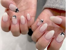 ネイルマジック 仙台一番町店(NAIL MAJIC)/チェックフレンチネイル