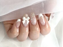 チャンプ 登美ケ丘店(Champ)/レースを使った春ネイル