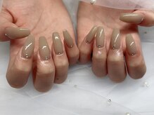 ネイル アヴァンス JR和歌山店(Nail AVANCE.)/【sherry】シンプルベージュ