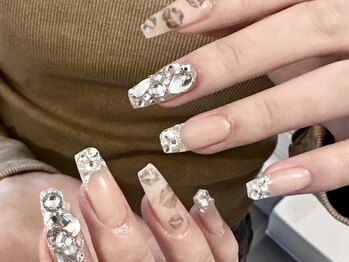 埋め尽くしリップネイル♪