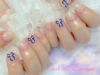 ネイルアート ジマー/80minart/パラジェル/韓国リボン