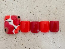 タフィーネイル 宜野湾コンベンションシティ店(TaffyNail)/フット グランドデザイン 6990円