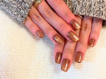 サクノネイル(SAKUNONAIL)/ブラウンマグネットワンカラー