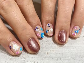 お花×マグネット