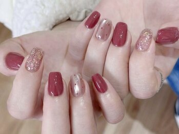 エンシンサロン(Enshin Salon)/ピンクドットネイル