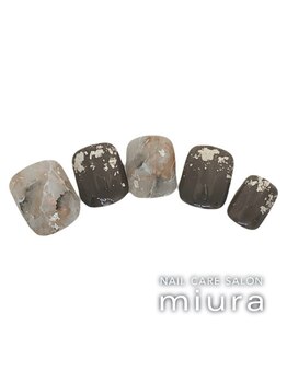 ネイルケアサロン ミウラ 井の頭通り店(miura)/秋フットジェル定額ア-ト10230円