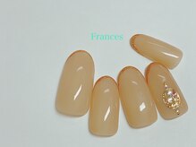 フランセス(Frances)/新作　ブローチ　先端ラメライン