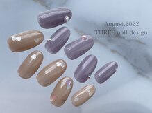スリー(THREE)/August.2022/nail design 