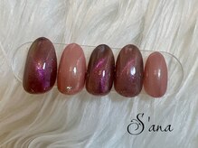 サナ 久が原 千鳥町(S’ana)/マグネットMIXネイル¥8500