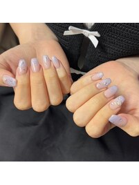 ラメグラデーション[新宿駅]